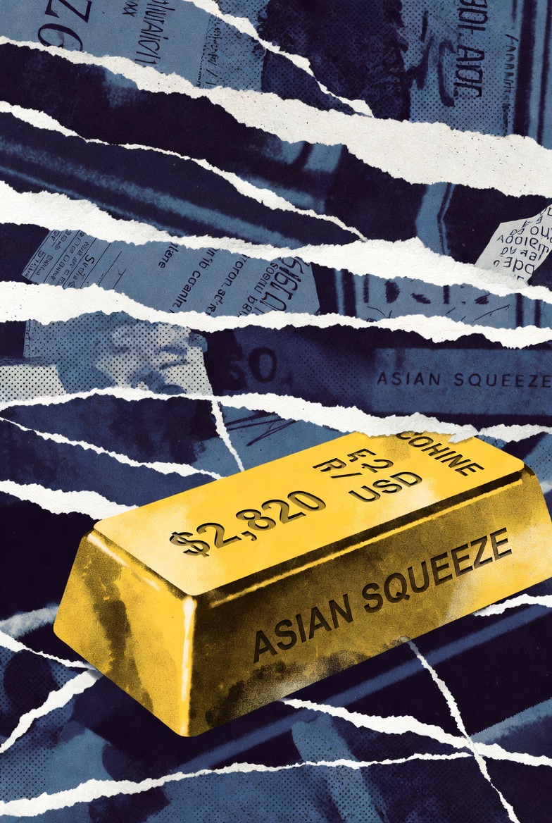 Χρυσός στα 2.820 δολάρια: Ο πανικός των bullion banks και η δίψα της Ασίας