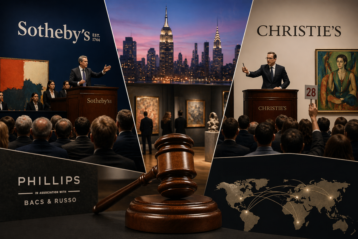 Η μάχη των οίκων: Ποιος κυριαρχεί στην αγορά τέχνης