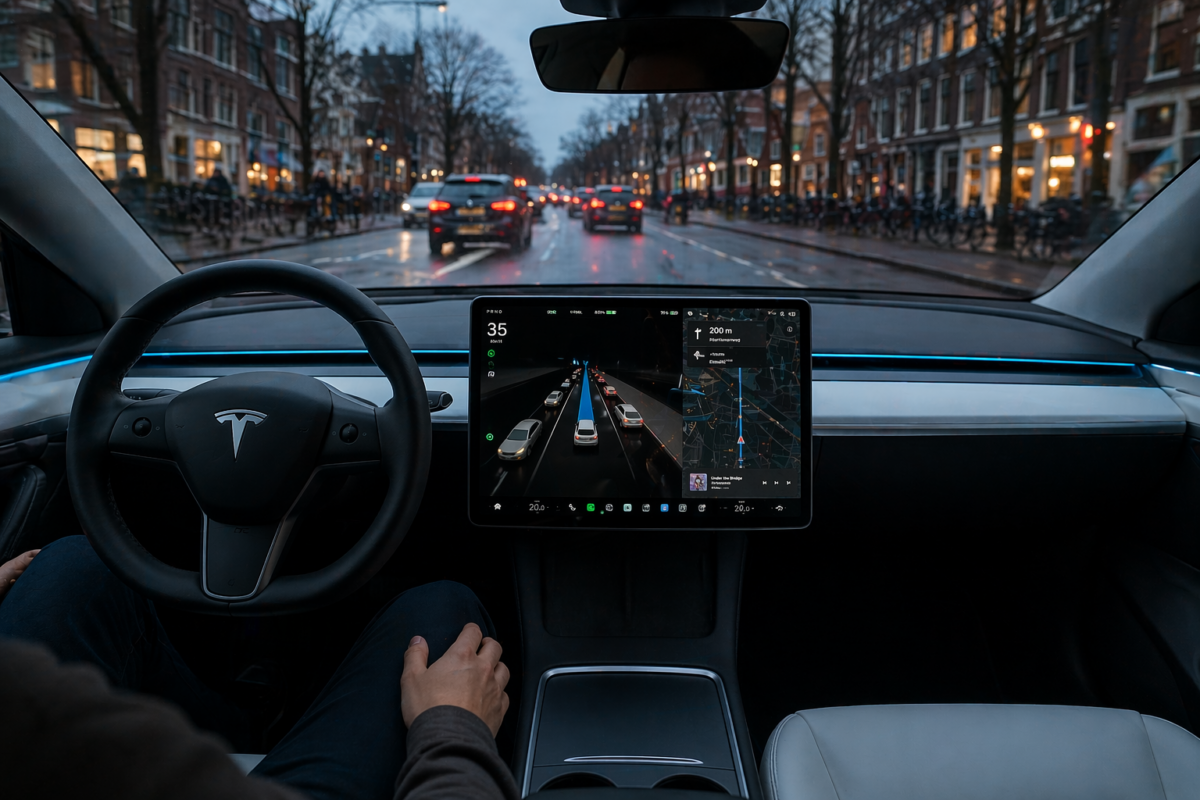 Το τιμόνι γίνεται… προαιρετικό: Τα Tesla οδηγούν μόνα τους στην Ευρώπη