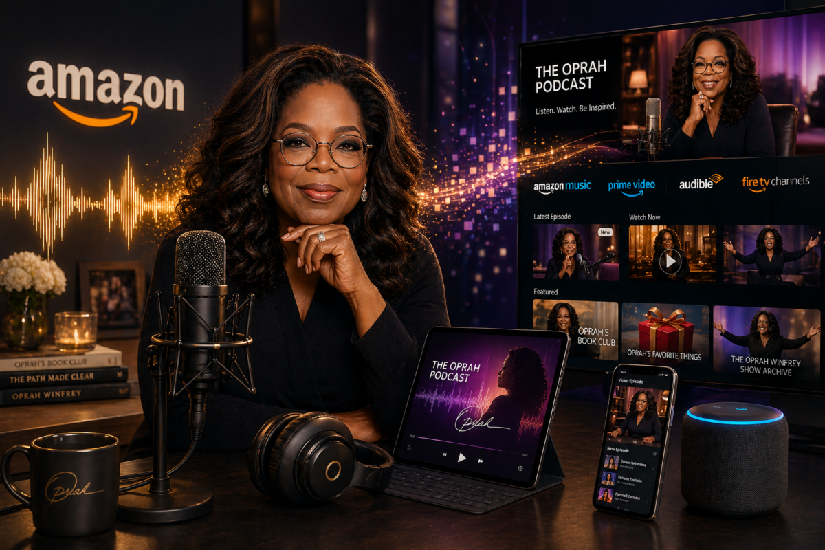 Η Oprah στην Amazon: Mega deal που αλλάζει το παιχνίδι στα podcasts