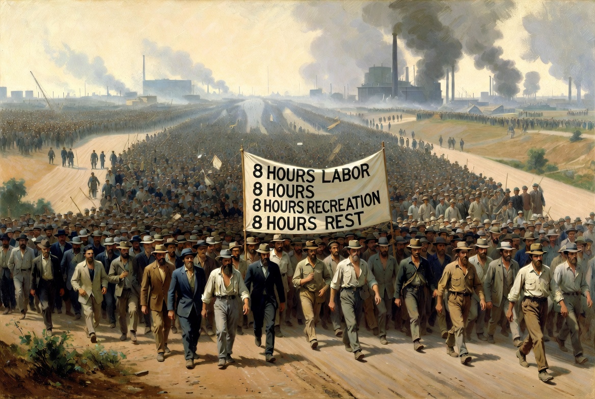 Η απεργία των χτιστών στη Μελβούρνη και η οικονομία του οκταώρου