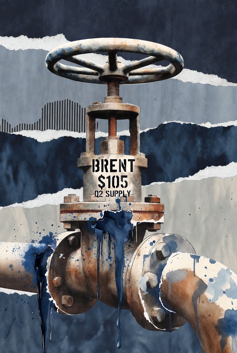 Αγορά πετρελαίου: Η αμερικανική συνεδρίαση, το Brent κοντά στα 105 δολάρια και ο σκιώδης στόλος