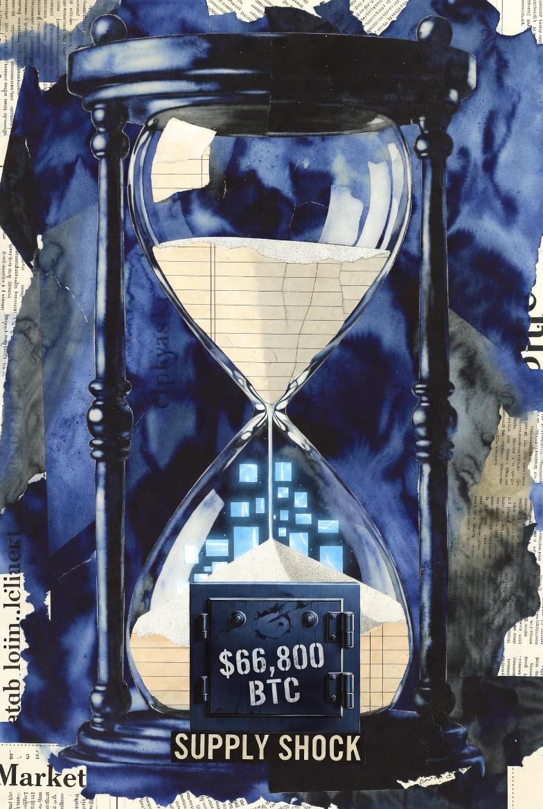 Bitcoin στις 66.800 δολάρια: Το weekend trading, τα ανταλλακτήρια και το supply shock