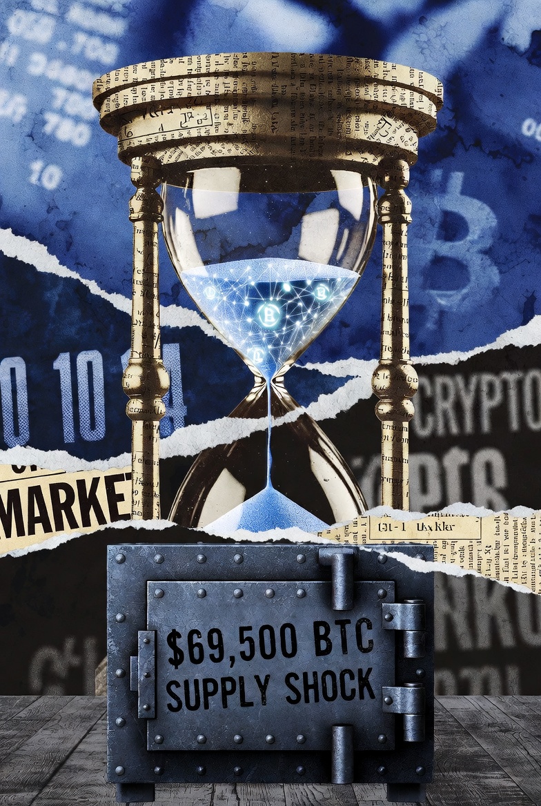 Bitcoin κοντά στα 69.500 δολάρια: Η ξηρασία ρευστότητας πριν το Σαββατοκύριακο