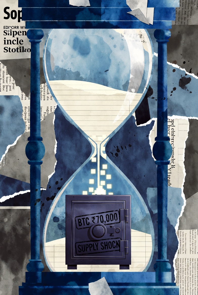 Bitcoin κοντά στα 70.000 δολάρια: Η ξηρασία ρευστότητας και το επόμενο θεσμικό κύμα