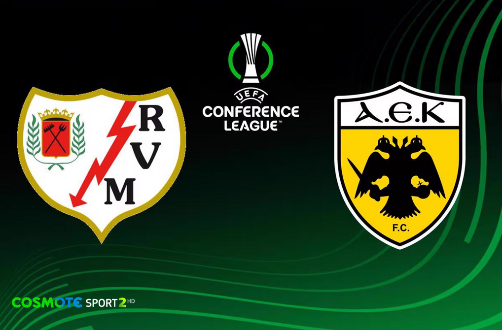 UEFA Conference League: Η «μάχη» της ΑΕΚ κόντρα στη Ράγιο Βαγεκάνο για τα προημιτελικά έρχεται στην COSMOTE TV