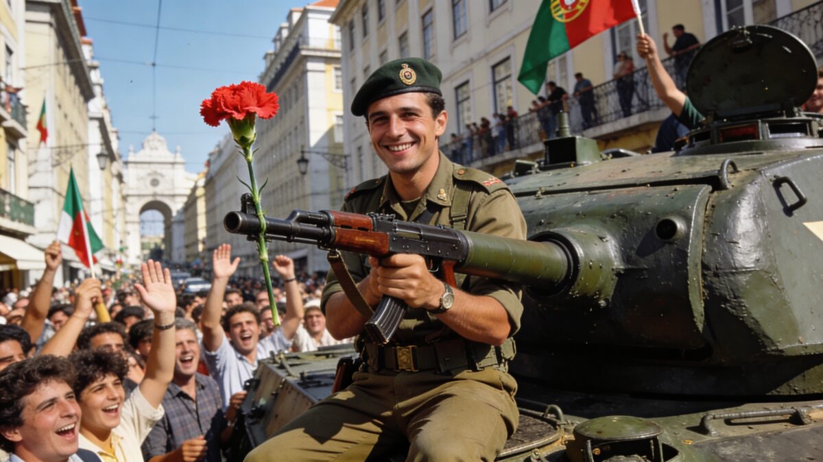 Η επανάσταση των γαρυφάλλων και η πτώση του αποικιακού κορπορατισμού