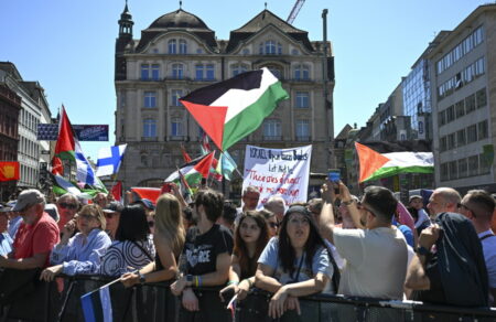  Διαδηλωτές στη Σερβία ζητούν μποϊκοτάζ της Eurovision λόγω Ισραήλ