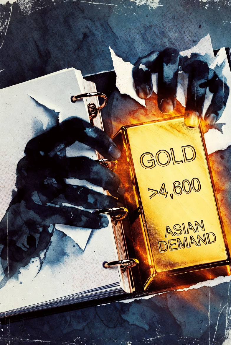 Χρυσός άνω των 4.600 δολαρίων: Το ασιατικό ράλι και ο πανικός των bullion banks