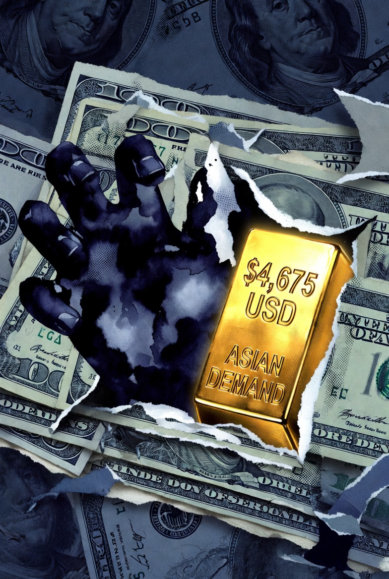 Χρυσός στα 4.675 δολάρια: Η ασιατική επέλαση και το margin call των bullion banks