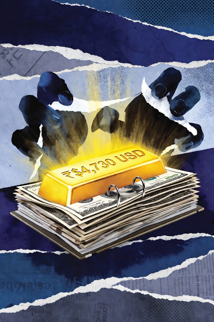 Χρυσός κοντά στα 4.730 δολάρια: Το ασφαλές καταφύγιο και το physical squeeze