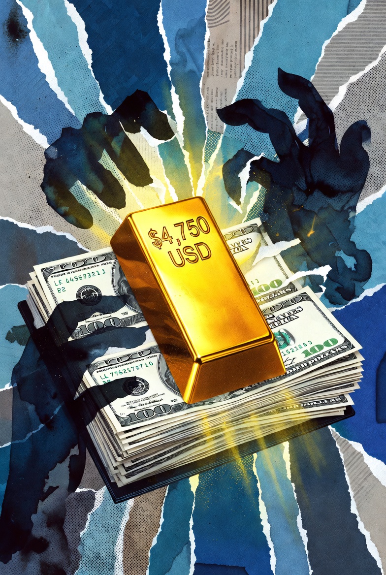 Χρυσός στα 4.750 δολάρια: Το ασιατικό ράλι και η αποδολαριοποίηση