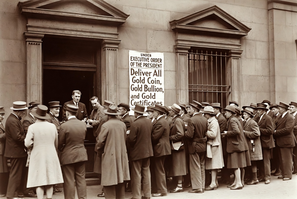 Το εκτελεστικό διάταγμα 6102 και η κρατική δήμευση του ιδιωτικού χρυσού