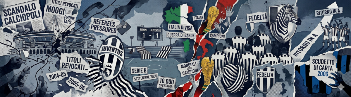 Το σκάνδαλο Calciopoli που άλλαξε το ιταλικό ποδόσφαιρο: Η ημέρα που η Γιουβέντους των αστέρων βρέθηκε στα «χωράφια» της Ρίμινι