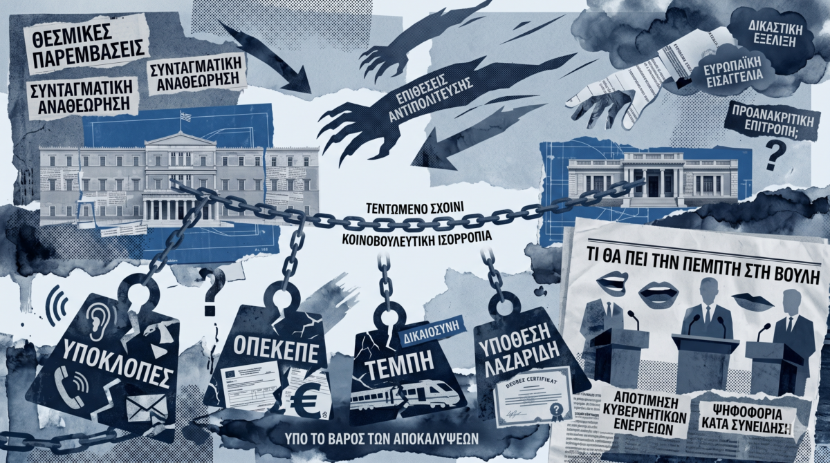 Σε τεντωμένο σχοινί το Μέγαρο Μαξίμου – Τι θα πει την Πέμπτη στη Βουλή ο πρωθυπουργός