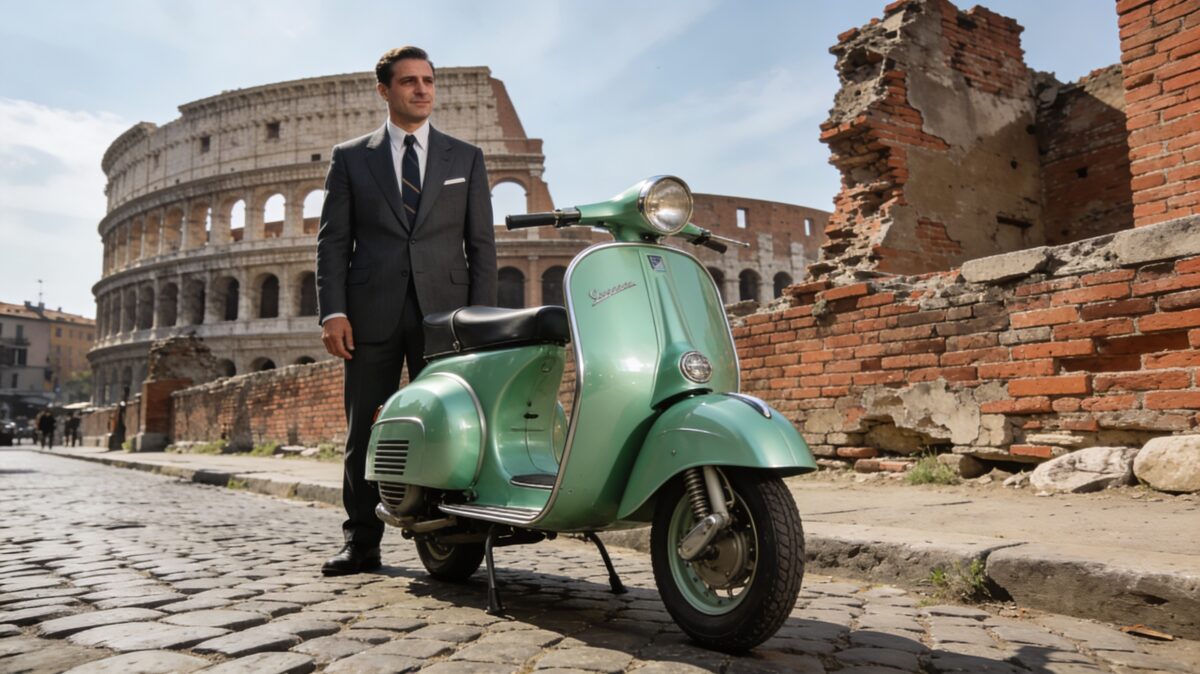 Η πατέντα της Vespa και η οικονομία της μεταπολεμικής κίνησης