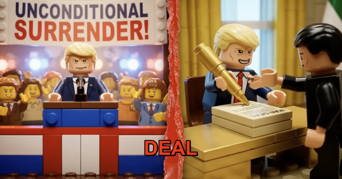 Νέο LEGO βίντεο του Ιράν ειρωνεύεται τον Τραμπ για τα Στενά του Ορμούζ