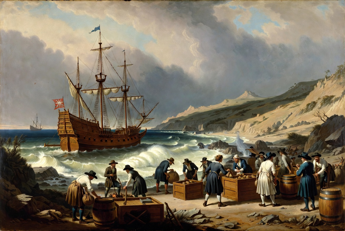 Η ίδρυση του σταθμού του Ακρωτηρίου και τα logistics της Ολλανδικής Εταιρείας Ανατολικών Ινδιών