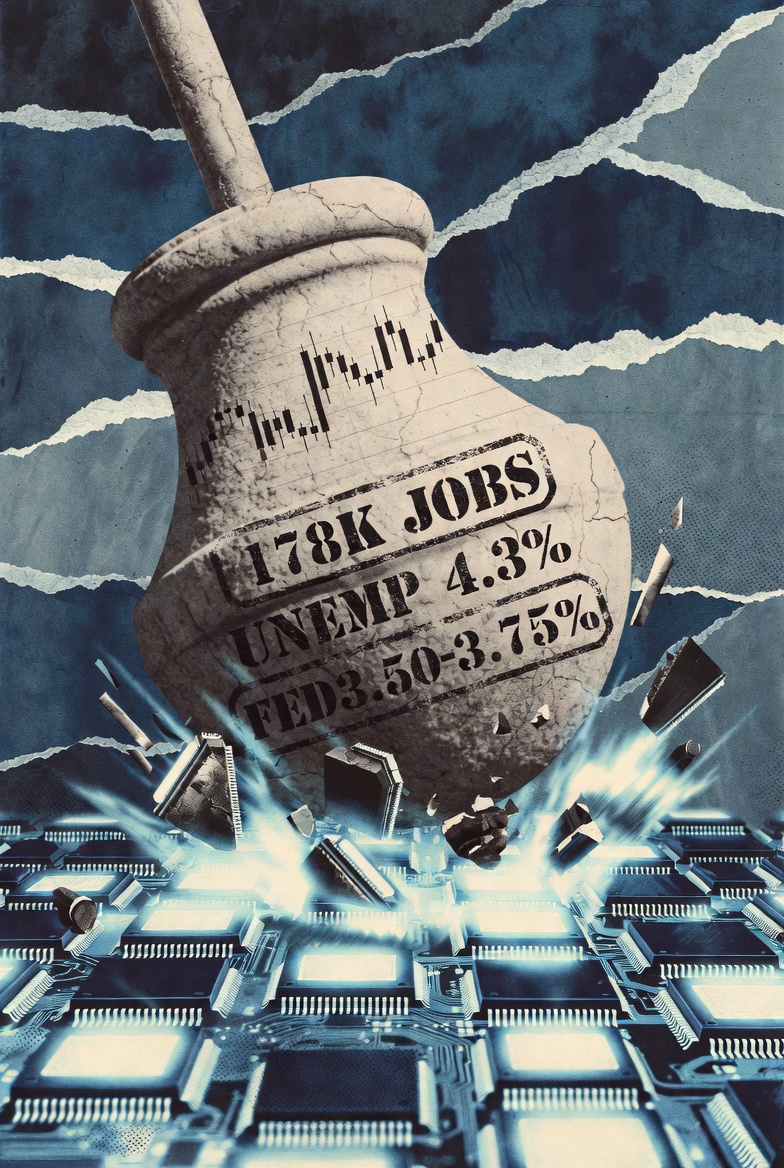 Wall Street: Η αποτίμηση των NFP, η ανεργία στο 4,3% και το αδιέξοδο της Fed