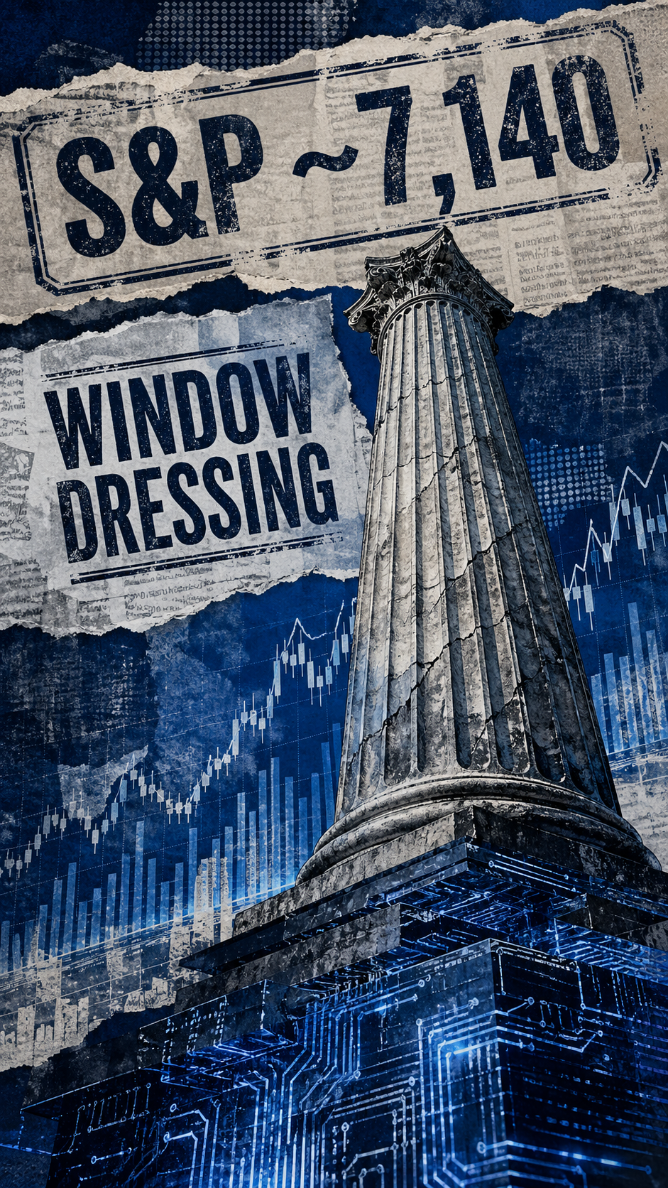 Wall street: Η περιοχή των 7.130 μονάδων και το window dressing του απριλίου