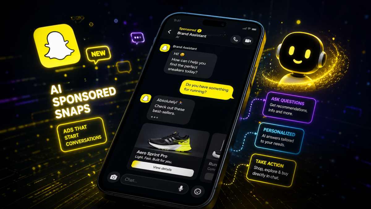 Οι διαφημίσεις γίνονται συνομιλίες: Το Snapchat μετατρέπει τα ads σε AI chatbots