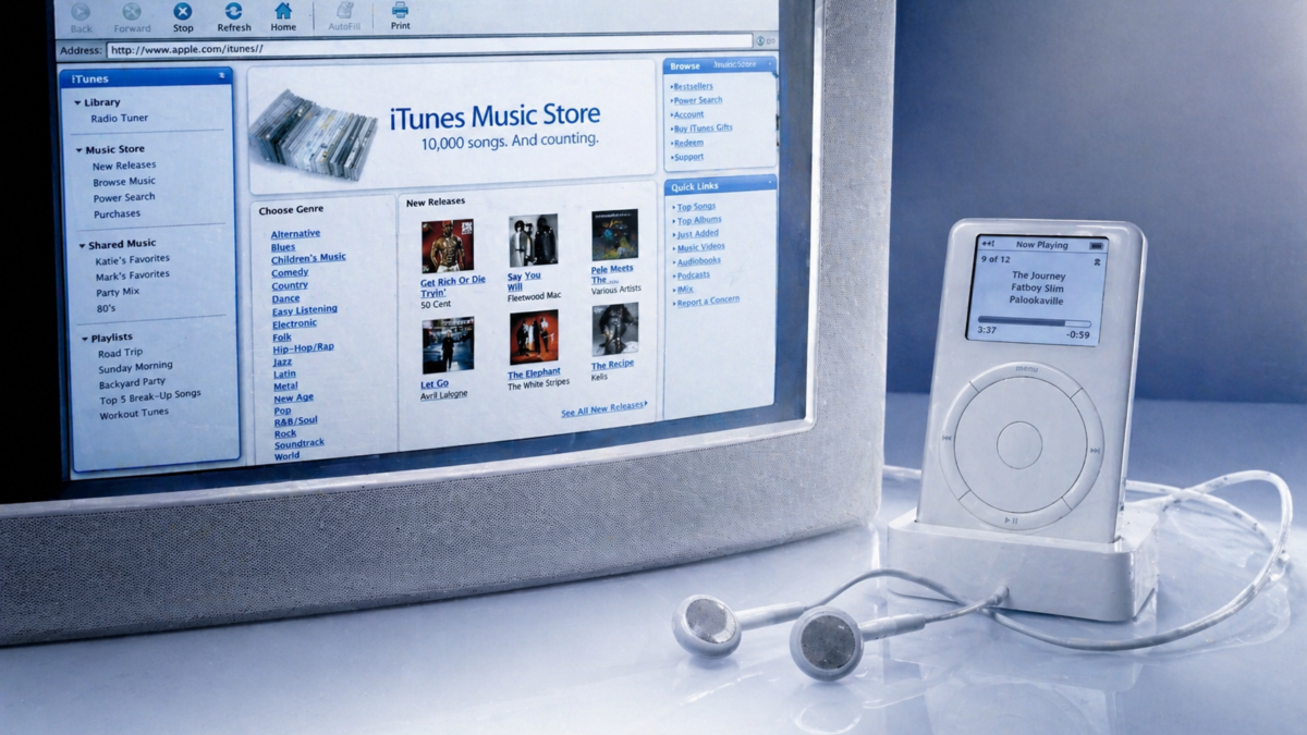 Το νέο μουσικό μαγαζί της Apple και το τέλος του δίσκου