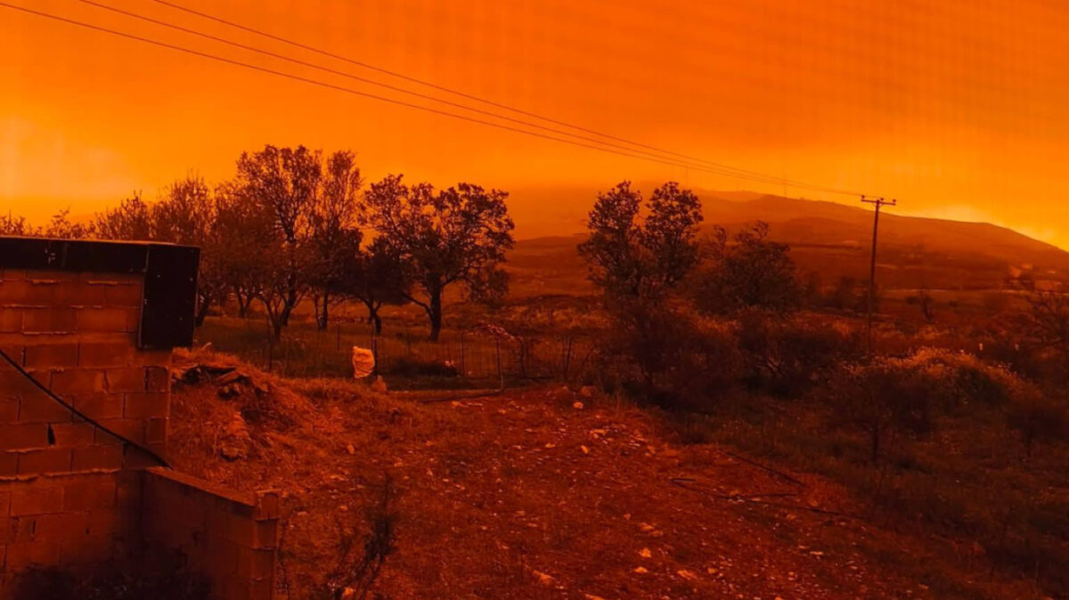 Απόκοσμες εικόνες από την αφρικανική σκόνη στην Κρήτη, βάφτηκε πορτοκαλί ο ουρανός, δείτε βίντεο και φωτογραφίες