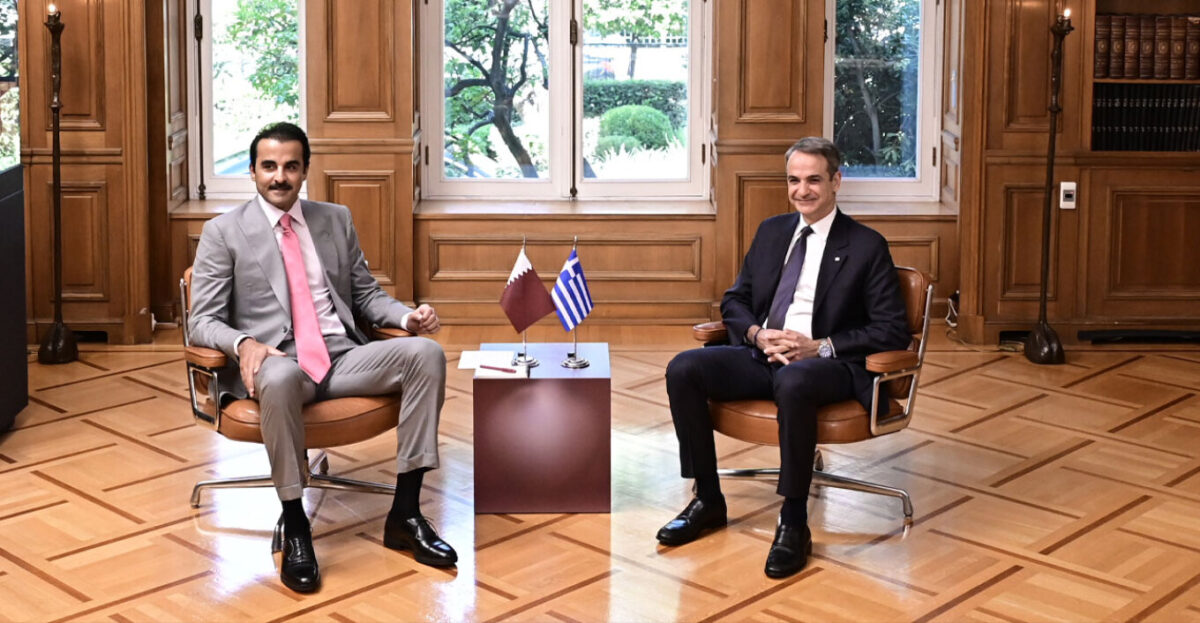 «Ευχαριστώ την Ελλάδα για τη στάση της»: Ο εμίρης του Κατάρ σε Μητσοτάκη με μηνύματα για νέες επενδύσεις και επαίνους για την ελληνική οικονομία