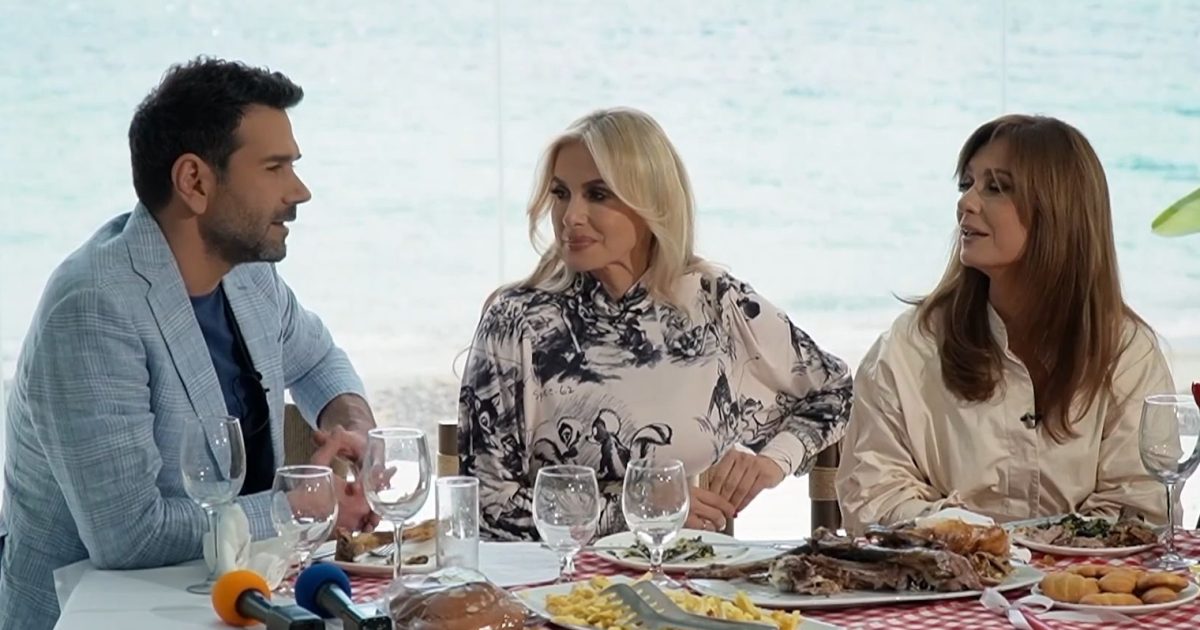 Θάλεια Ματίκα: «Βασικά ήρθα για το φαγητό» – Τάσος Ιορδανίδης: «Εγώ νόμιζα ότι ήρθες για μένα»