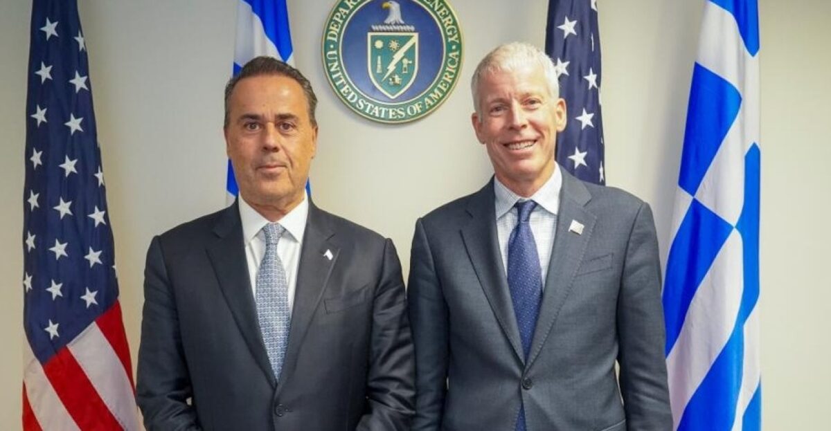 Συνάντηση Παπασταύρου με τον Αμερικανό Υπουργό Ενέργειας, Κρις Ράϊτ στην Κροατία