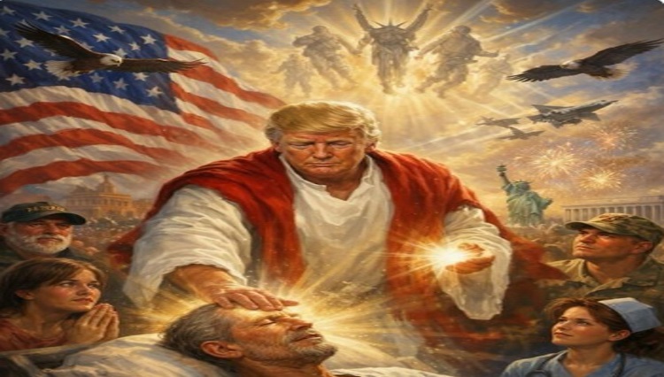 Με «θαυματουργή» είκονα τεχνητής νοημοσύνης συνεχίζει ο Τραμπ την επίθεση στον Πάπα