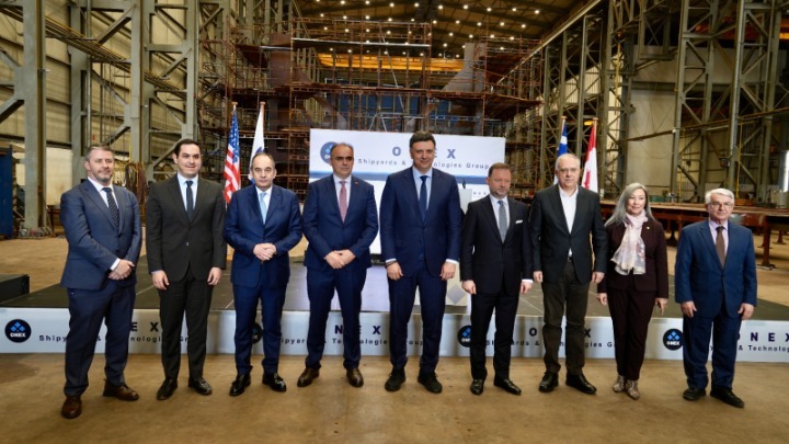 ONEX: Ξεκίνησε η ναυπήγηση ρυμουλκών στα Ναυπηγεία Ελευσίνας