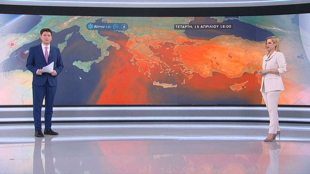 Αφρικανική σκόνη: Υποχωρεί από την Παρασκευή με ισχυρούς βοριάδες – Η πρόγνωση της Ν. Ζιακοπούλου