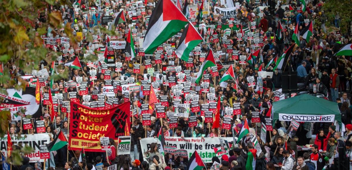Λονδίνο: 212 συλλήψεις σε διαμαρτυρία για την απαγόρευση της «Δράσης για την Παλαιστίνη»