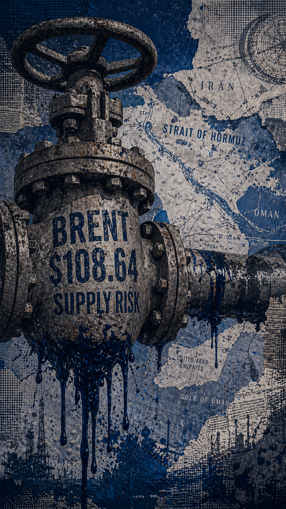 Αγορά πετρελαίου: Το Brent στα 108,64 δολάρια και το ενεργειακό ρίσκο