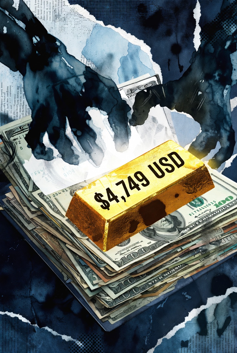 Χρυσός στα 4.749 δολάρια: Τα νέα ιστορικά ρεκόρ και το απόλυτο καταφύγιο