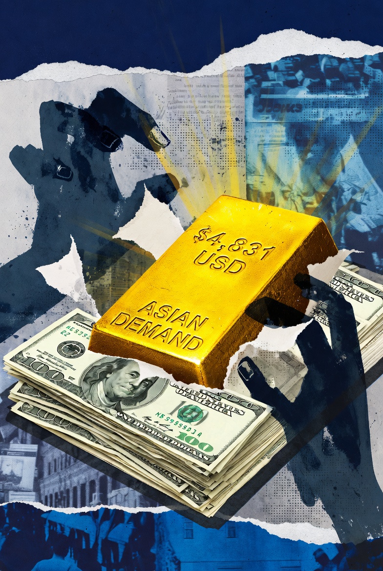 Χρυσός στα 4.831 δολάρια: Η ανοσία στο γεωπολιτικό ριμπάουντ