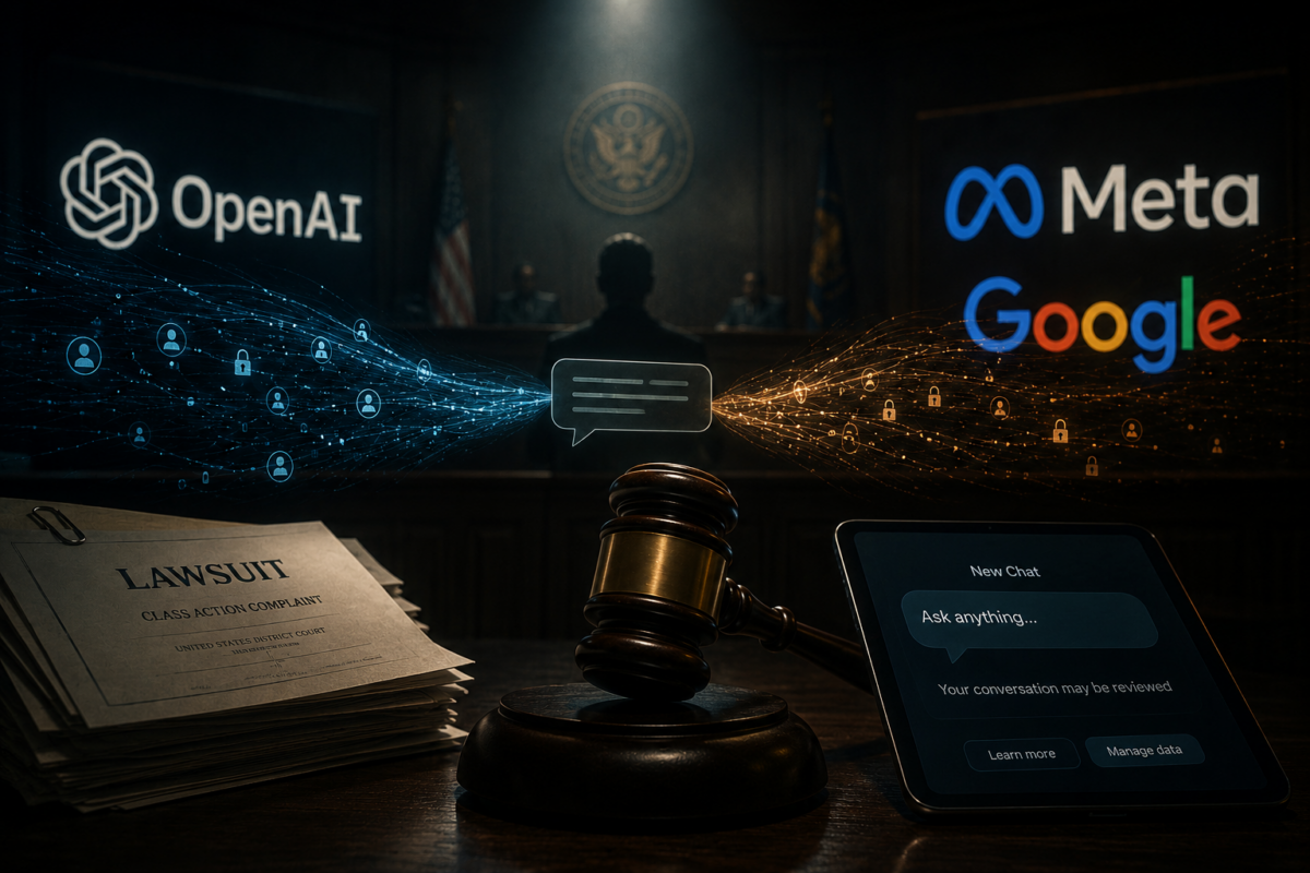 OpenAI στο εδώλιο: Νέα αγωγή φέρνει αναταράξεις σε Meta και Google