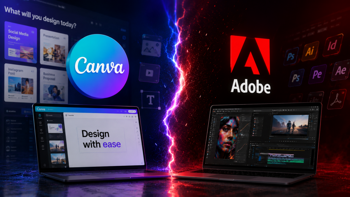Canva vs Adobe: Η online δημιουργία γυρίζει σελίδα και οι δύο γίγαντες ακονίζουν… εργαλεία