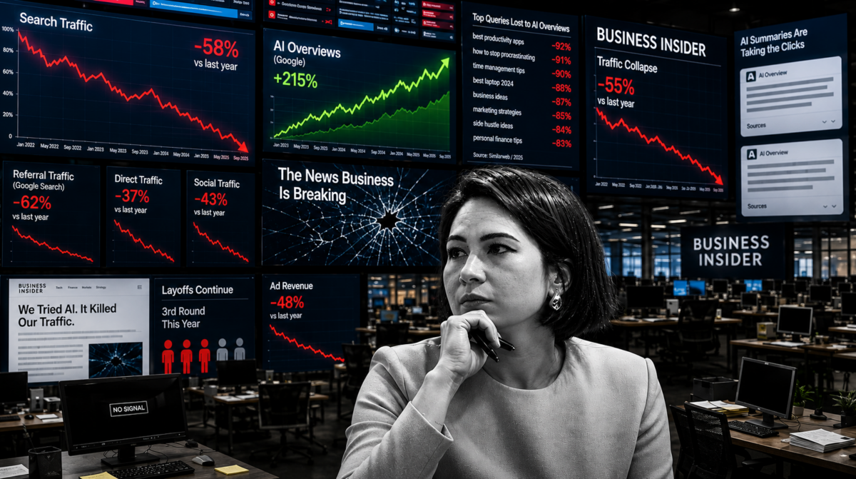Business Insider: Η κρίση του search traffic φέρνει αλλαγή φρουράς στην κορυφή