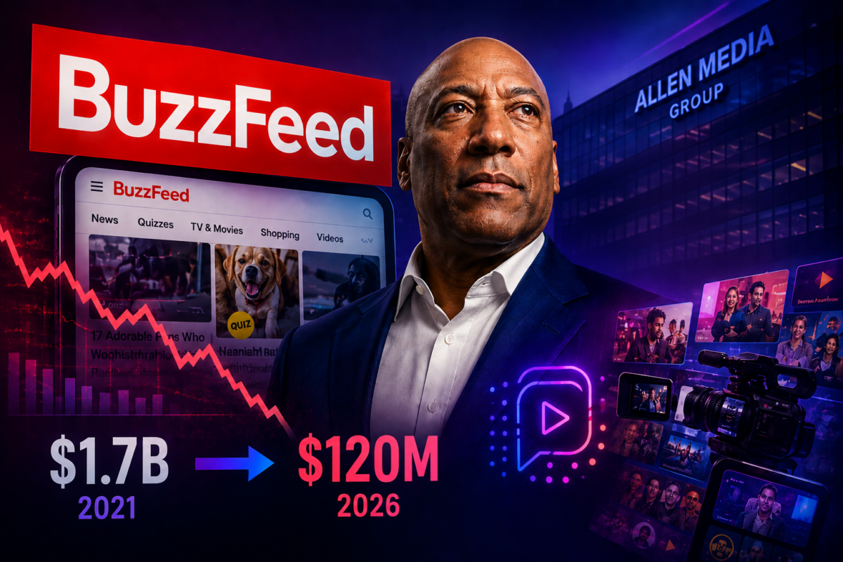 Η viral αυτοκρατορία πωλήθηκε σε τιμή… startup: Το BuzzFeed στα χέρια του Byron Allen έναντι 0 εκατ.