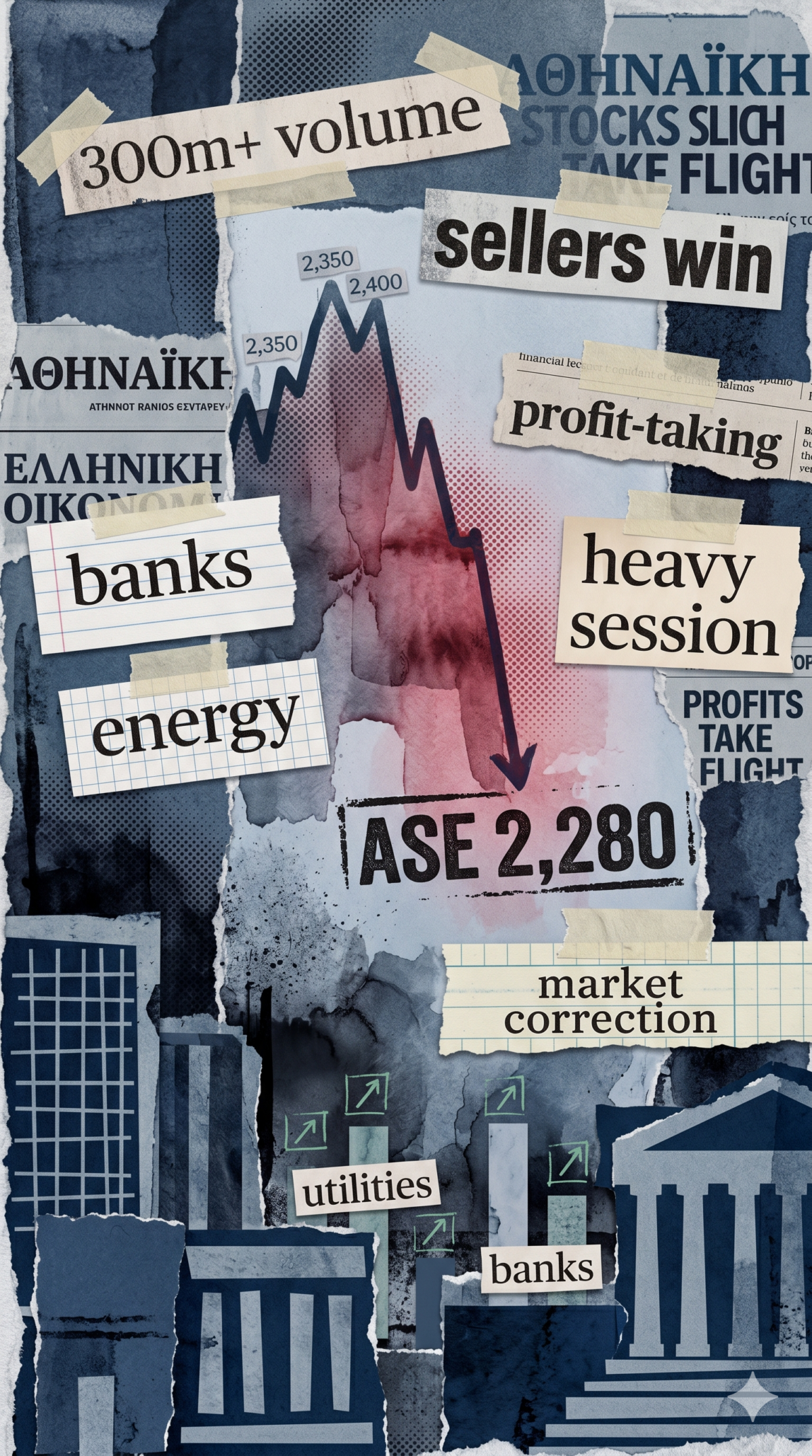 Euronext Athens: Από την υπεραπόδοση στην «καθαρή νίκη» των πωλητών