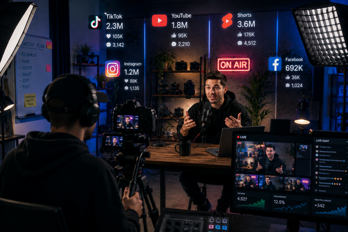 Από το ring light στα mini studios: Το viral στα social media θέλει πλέον… τηλεοπτικό budget
