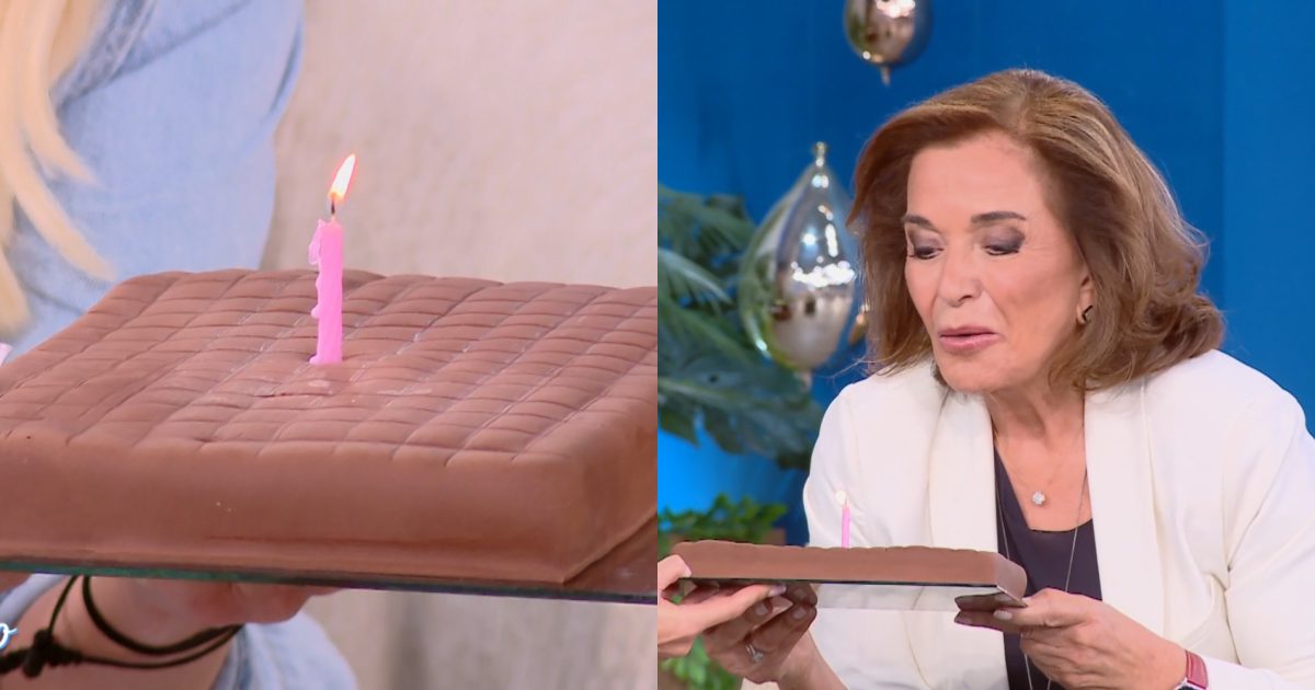 Η Ντόρα Μπακογιάννη έσβησε τούρτα-σοκολατάκι στον αέρα του MEGA: «Μιλάς σοβαρά τώρα; Με τρολάρει μέχρι και ο εγγονός μου»