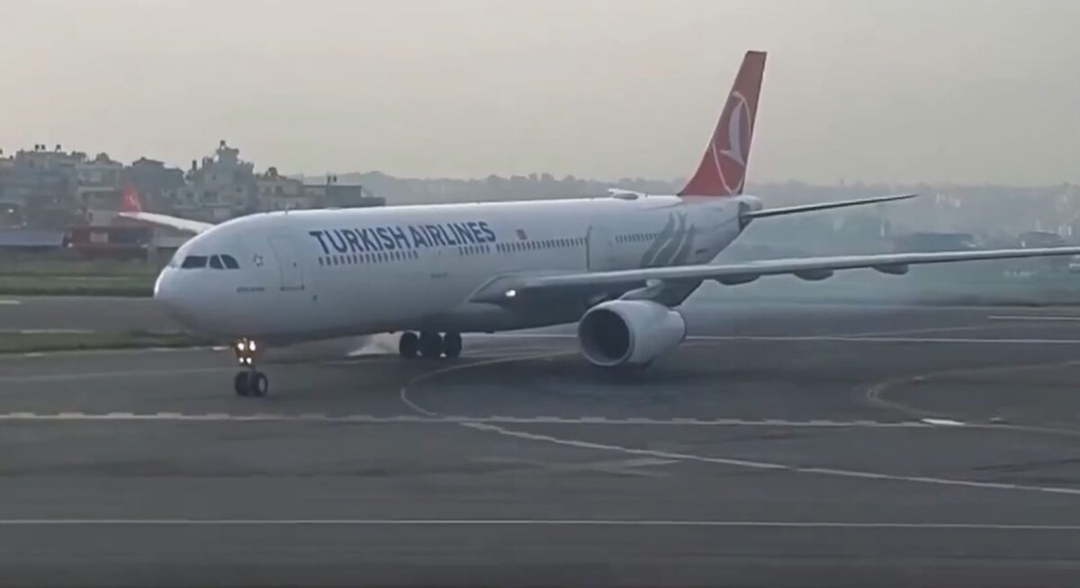 Φωτιά σε αεροσκάφος της Turkish Airlines μετά την προσγείωσή του στο Κατμαντού