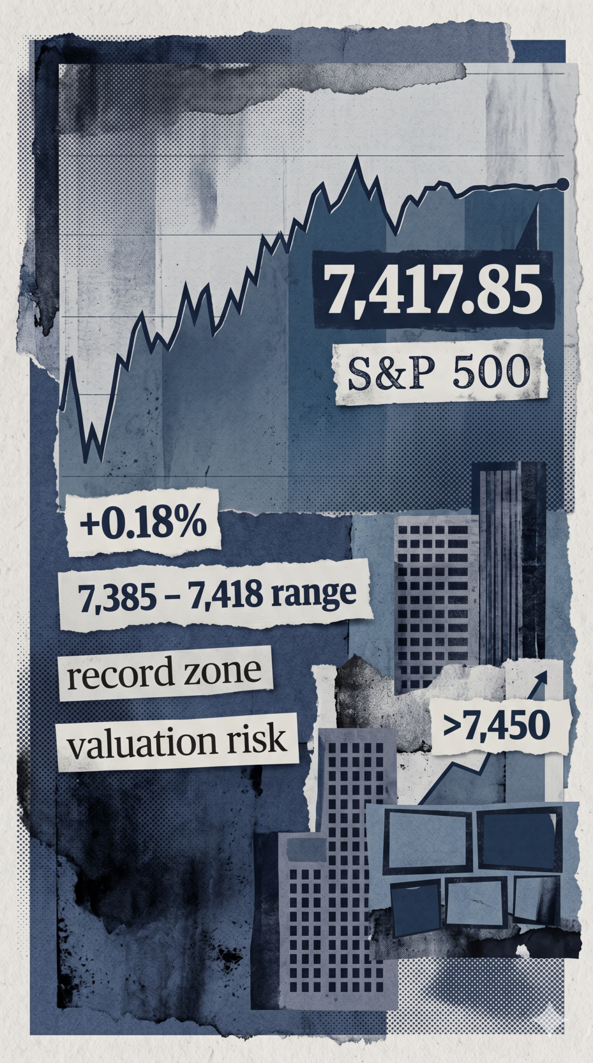 Wall Street: Το ράλι των 7.400 μονάδων και οι πρώτες ρωγμές