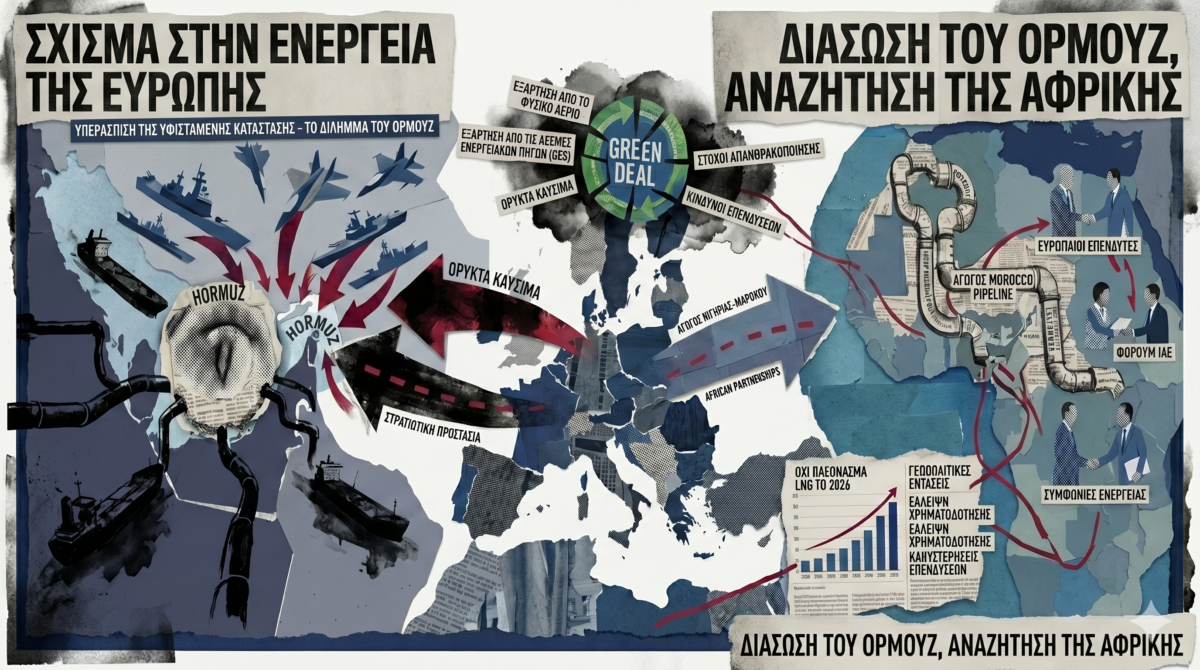 Η Ευρώπη ψάχνει νέα ενεργειακή σωτηρία στην Αφρική ενώ φοβάται να κόψει τον «ομφάλιο λώρο» του Ορμούζ