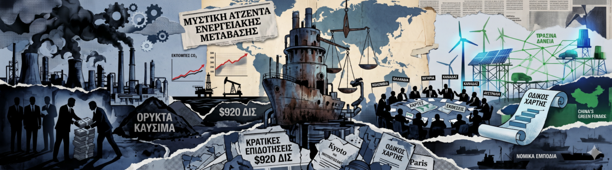 Η μυστική ατζέντα της ενεργειακής μετάβασης: Το σχέδιο για να εξαφανιστούν πετρέλαιο, άνθρακας και φυσικό αέριο