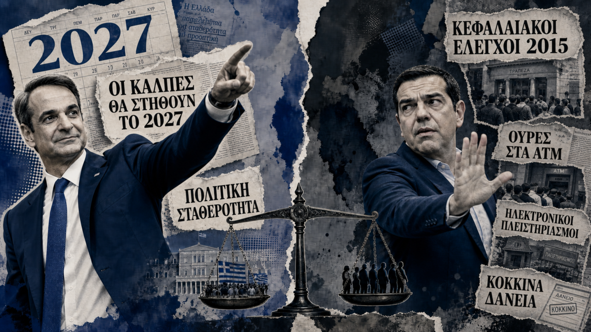 Μητσοτάκης: Βάζει stop σε πρόωρες κάλπες και επαναφέρει τον Τσίπρα ως βασικό αντίπαλο