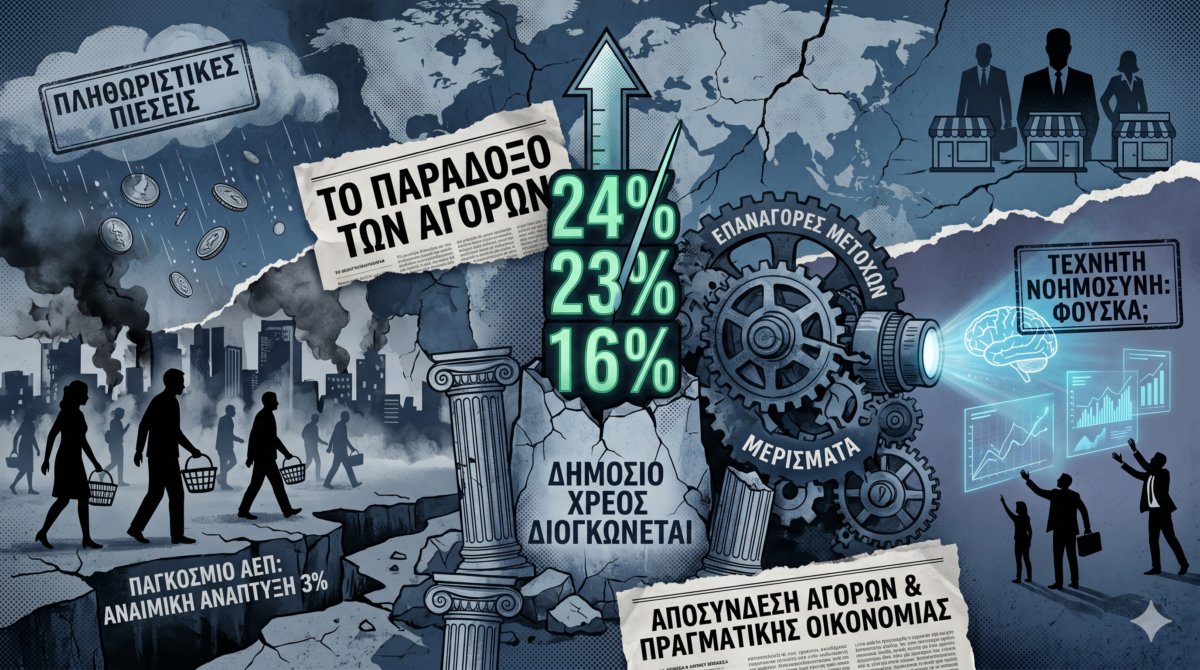 Το παράδοξο των αγορών: Γιατί οι μετοχές ανεβαίνουν ενώ ο κόσμος «καίγεται»